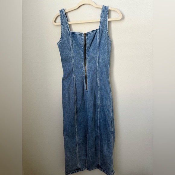 Abercrombie & Fitch Blue Denim Dress - Picture 6 of 8